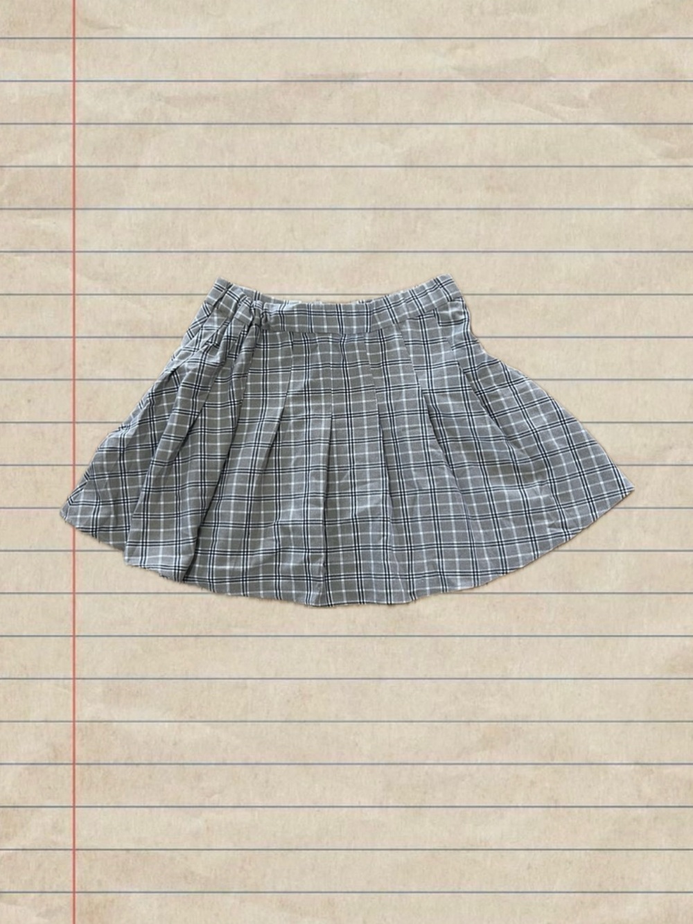 Garage Plaid Circle Skirt